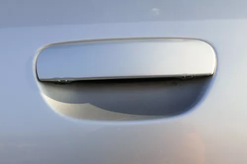 Audi A4 B6 8E Türblatt Tür hinten links silber grau LY7W Kombi Avant + Rahmen (153030)