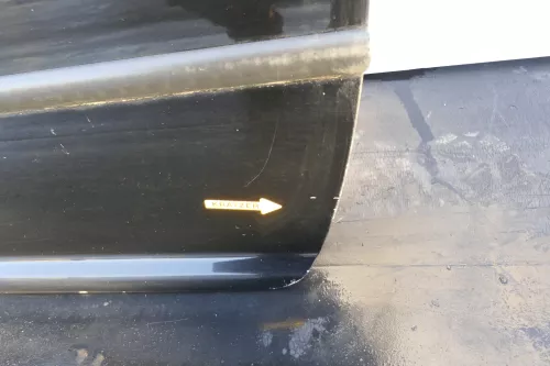 VW Golf 4 Tür vorne links Fahrertür 2/3-Türer schwarz L041 uni (153120)