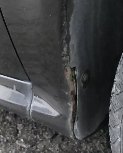 Skoda Octavia 1U Kotflügel vorne rechts schwarz LF9R black magic auch Kombi (153291)