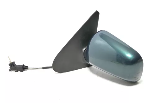 VW Polo 6N manueller manuell Spiegel Außenspiegel links grün LC6P (153631)