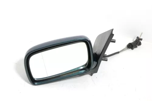 VW Polo 6N manueller manuell Spiegel Außenspiegel links grün LC6P