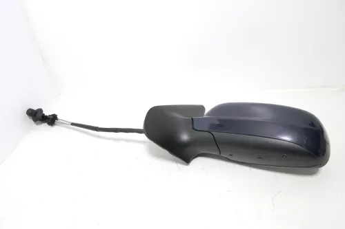 VW Golf 4 Bora manueller Spiegel vorne links Außenspiegel blau LA5G (153647)