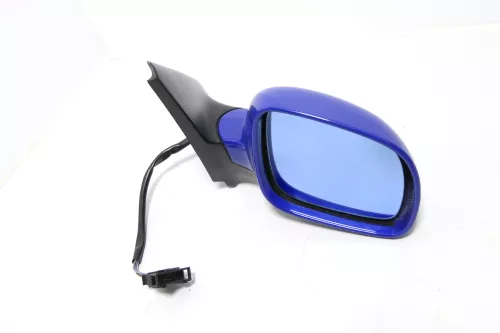 VW Golf 4 Bora elektrischer Spiegel vorne rechts Außenspiegel blau LA5C + Glas