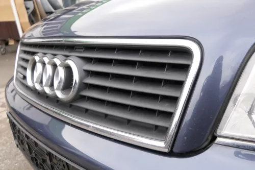 Audi A6 4B Motorhaube Klappe vorn Facelift (ab. Mitte 2002) grau LY5X aquablau (153926)