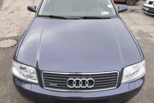 Audi A6 4B Motorhaube Klappe vorn Facelift (ab. Mitte 2002) grau LY5X aquablau