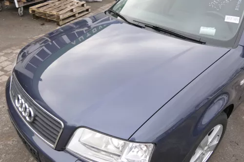 Audi A6 4B Motorhaube Klappe vorn Facelift (ab. Mitte 2002) grau LY5X aquablau (153926)