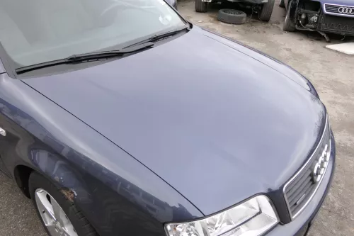 Audi A6 4B Motorhaube Klappe vorn Facelift (ab. Mitte 2002) grau LY5X aquablau (153926)