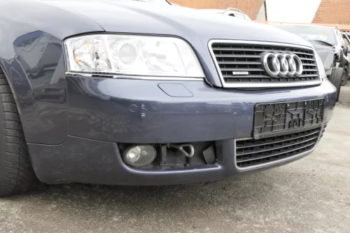Audi A6 4B Frontstoßstange Stoßstange vorn Stoßfänger blau LY5X Facelift SWR PDC (153929)