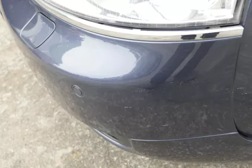 Audi A6 4B Frontstoßstange Stoßstange vorn Stoßfänger blau LY5X Facelift SWR PDC (153929)