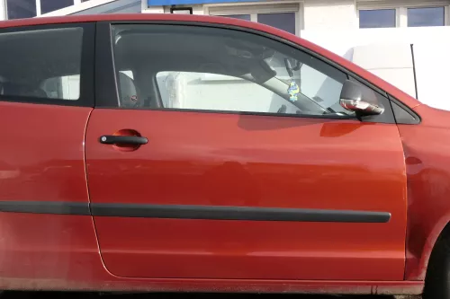VW Polo 9N 9N3 Tür vorne rechts Beifahrertür 2/3-Türer orange LA2W ohneAnbautei