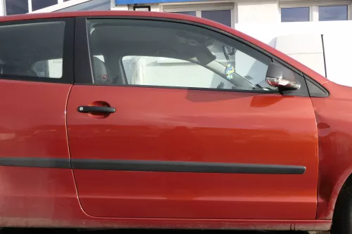 VW Polo 9N 9N3 Tür vorne rechts Beifahrertür 2/3-Türer orange LA2W ohneAnbautei