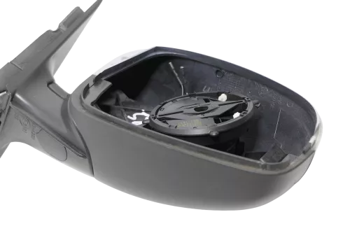 Skoda Fabia 5J elektrisch Spiegel Außenspiegel rechts OHNE Glas Silber 9102 (154094)