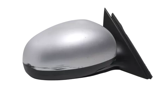 Skoda Fabia 5J elektrisch Spiegel Außenspiegel rechts OHNE Glas Silber 9102 (154094)