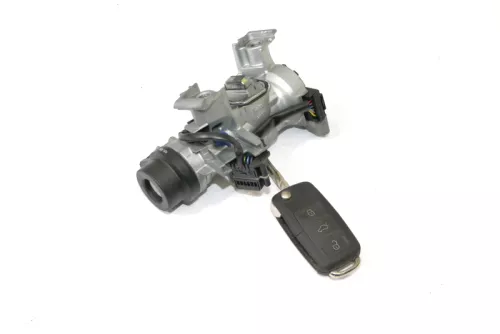 VW Golf 6 5K Zündschloß Schloß Zündung 1x Schlüssel auch Golf Plus 5M 1K 1T Tour