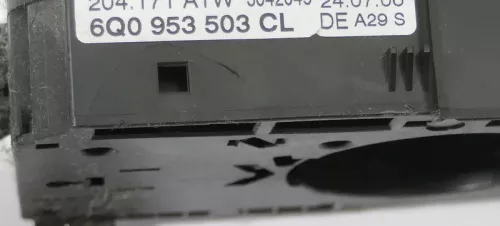 Polo 9N 9N3 T5 Lenkstockschalter Blinkerhebel Wischerhebel 6Q0953503CL/BJ Tempom (154509)