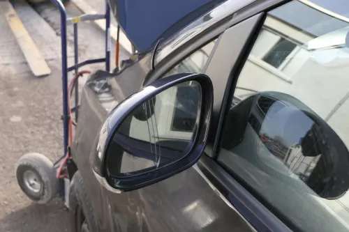 VW Golf 5 5M1 Plus elektrischer Spiegel Außenspiegel links Blinker schwarz LC9Z (154917)