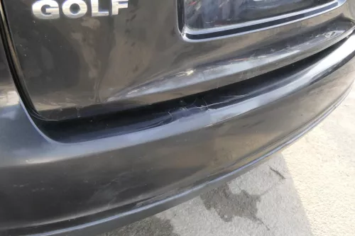 VW Golf 5 Plus 5M1 V Stoßstange hinten Heckstoßstange Stoßfänger schwarz LC9Z (154918)