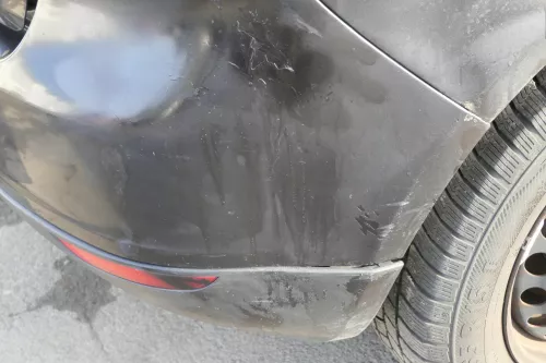 VW Golf 5 Plus 5M1 V Stoßstange hinten Heckstoßstange Stoßfänger schwarz LC9Z (154918)