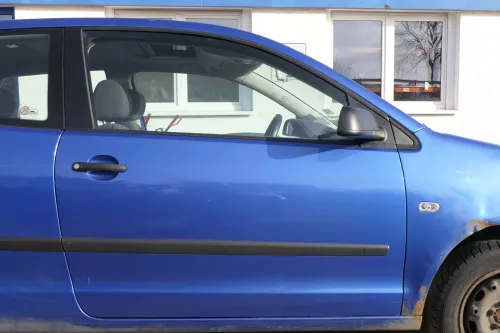 VW Polo 9N 9N3 Tür vorne rechts Beifahrertür 2/3-Türer blau LA5M ohneAnbauteile