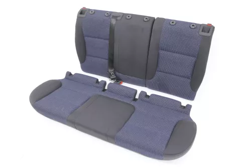 Audi A3 8P Sitz Rückbank Rücksitzbank hinten 2/3-Türer 3-Punkt-Gurt soul blau sc (154987)