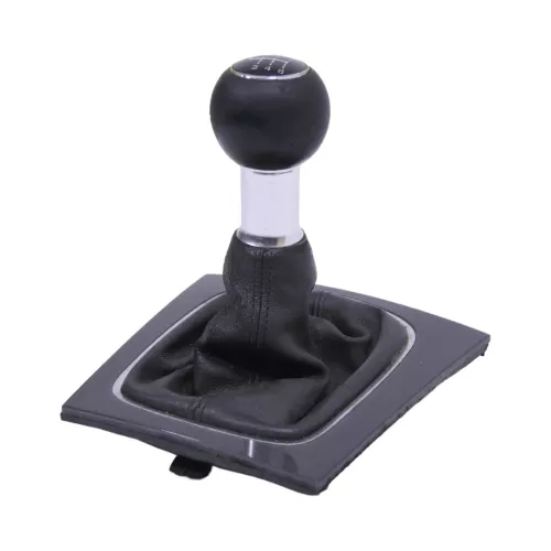Audi A3 8P Schaltknauf Schaltsack Schaltung Schaltknüppel 6-Gang Original Leder (154990)