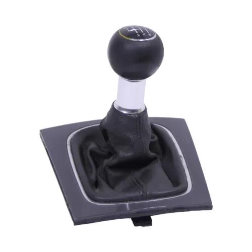 Audi A3 8P Schaltknauf Schaltsack Schaltung Schaltknüppel 6-Gang Original Leder