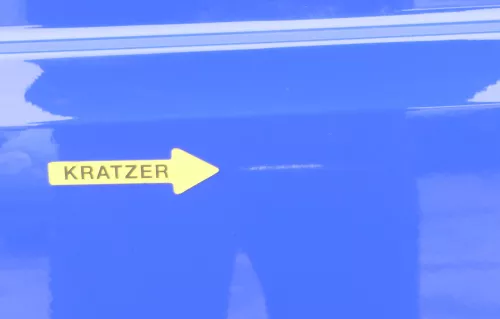 VW Crafter 7C MAN TGE Tür hinten rechts Heckklappe Hecktür Flügeltür blau R502 m (155029)