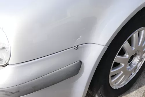 VW Golf 4 Stoßstange vorne Stoßfänger vorn vorne silber LB7Z satinsilber (155182)