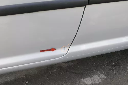 VW Golf 4 Tür vorne links Fahrertür 2/3-Türer silber grau LB7Z satinsilber ohneA (155187)