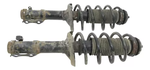 VW Lupo Polo 6N Arosa Federbein Feder Federn Stoßdämpfer vorne links + rechts (155282)