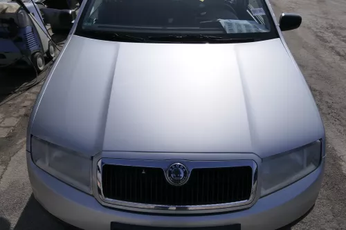 Skoda Fabia 6Y Motorhaube KLappe vorne silber grau LF7T mit Grill