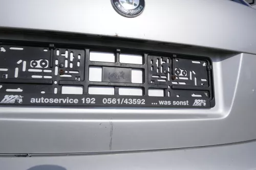 Skoda Fabia 6Y6 Schrägheck Heckklappe Kofferraumklappe hinten grau silber LF7T (155359)