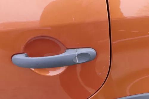 VW Touran 1T 1T3 Tür hinten links rot braun orange LA3U Cross (155383)
