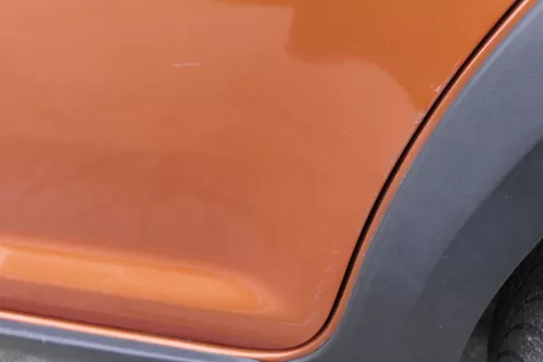 VW Touran 1T 1T3 Tür hinten links rot braun orange LA3U Cross (155383)