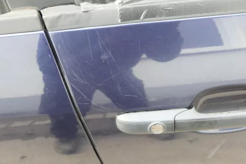 VW Passat 3A 35i Kombi Limo Tür vorne rechts Beifahrertür blau LN5Y ohneAnbautei (155411)