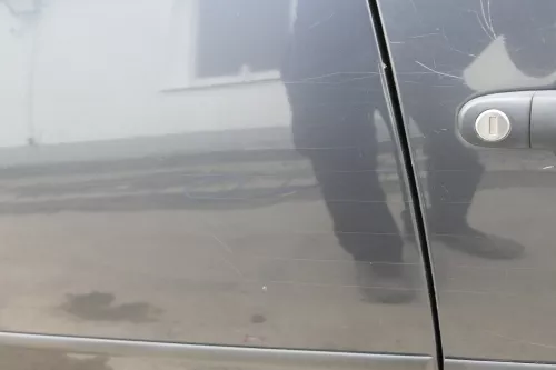 VW Golf 4 Limousine Tür hinten rechts grau blau LC7V (KEINkombi) (155498)