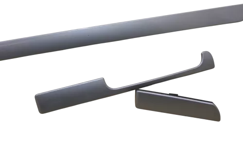 VW Golf 5 1K Verkleidung Abdeckung Dekor silber links + rechts titan grau (155520)