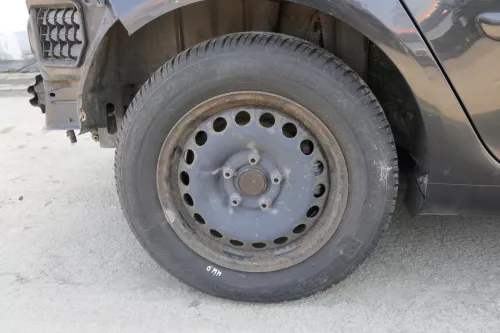 4x VW Golf 6 Plus 5M 195/65 R15 91T Winterreifen M+S Felgen Reifen M&S 4-6mm (155522)