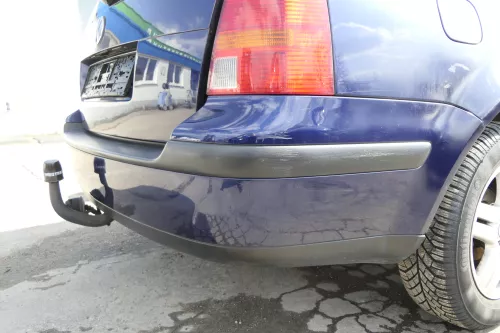 VW Golf 4 Kombi Avant Stoßstange hinten Heckstoßstange Stoßfänger blau LB5N (155532)