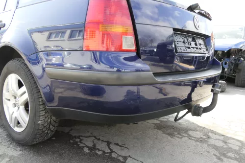 VW Golf 4 Kombi Avant Stoßstange hinten Heckstoßstange Stoßfänger blau LB5N (155532)