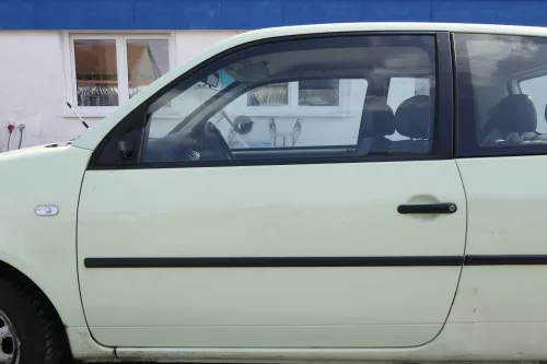 VW Lupo Seat Arosa Tür vorne links Fahrertür grün gelb LS6G (für elektr.Fensterh