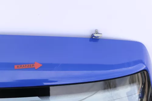 VW Golf 4 Limousine Heckklappe Kofferraumklappe Klappe hinten blau LW5Z - Delle (155572)