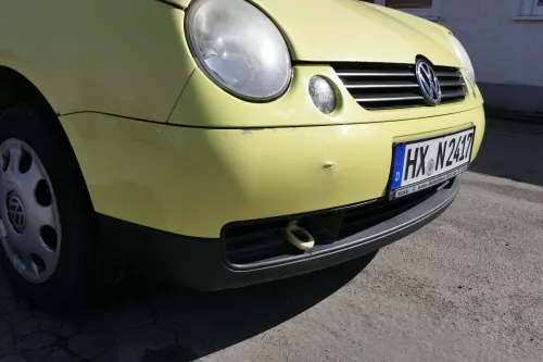 VW Lupo Stoßstange vorne Frontstoßstange Stoßfänger gelb LD1B vorn  Spoiler (155674)