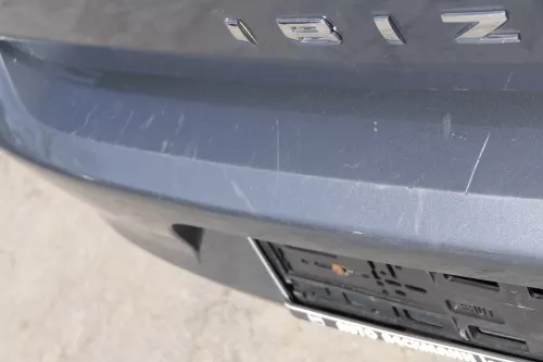 Seat Ibiza 6L Stoßstange Heckstoßstange hinten grau LS7Z Facelift (155689)