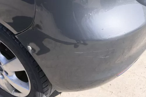 Seat Ibiza 6L Stoßstange Heckstoßstange hinten grau LS7Z Facelift (155689)