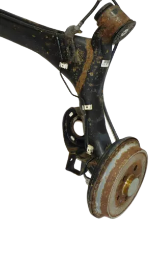 VW Polo 9N3 Ibiza 6L Achse hinten Hinterachse Achsträger mit ABS Trommelbremse (155706)