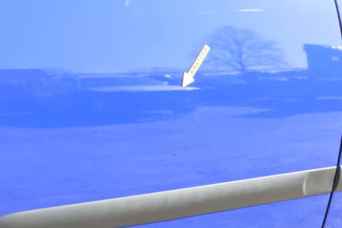 Seat Ibiza 6L Tür 4/5-Türer hinten rechts blau surfblue LS5G - ohne Anbauteile (155714)