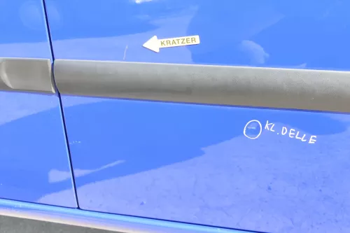 Seat Ibiza 6L Tür Beifahrertür 4/5-Türer vorne rechts blau LS5G surfblue ohenAnb (155716)