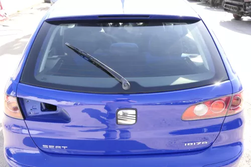 Seat Ibiza 6L Heckklappe Klappe hinten Kofferraumklappe blau LS5G ohneBremsleuch
