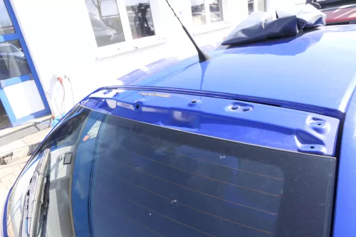 Seat Ibiza 6L Heckklappe Klappe hinten Kofferraumklappe blau LS5G ohneBremsleuch (155718)